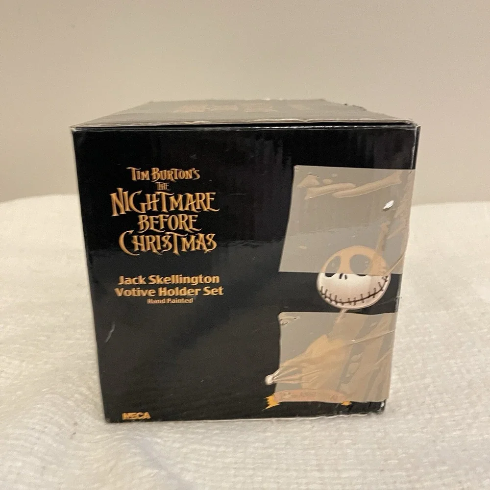 Nightmare Before Christmas 10th Anniversary Jack Skellington Votive Candle Set‎